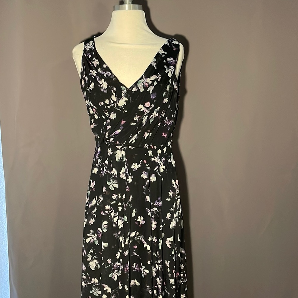 Vera Wang floral hi-low dress